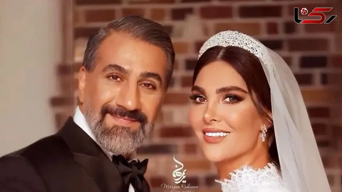 فیلم عاشقانه محمد نادری و همسرش بین مردم فردای شب عروسی