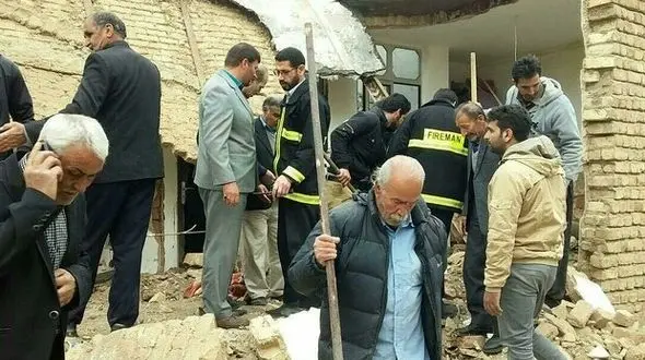 زنده به گور شدن در انفجار مرگبار در نهاوند!