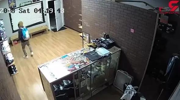 عجیب ترین دزدی از کفش فروشی ! + فیلم