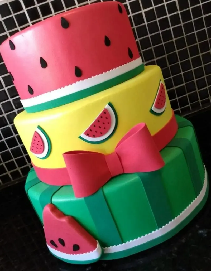 ایده کیک شب یلدا برای مدرسه و مهدکودک ها