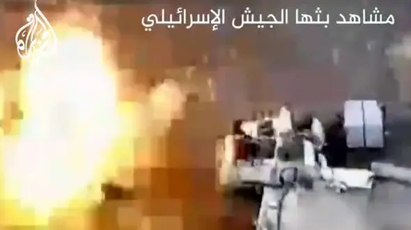 فیلم حمله پهپادی اسرائیل به فرمانده ارشد حماس