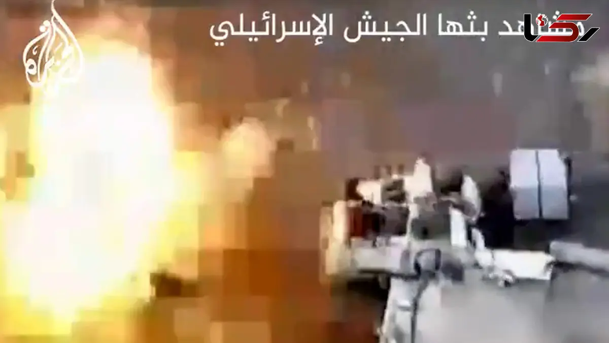 فیلم حمله پهپادی اسرائیل به فرمانده ارشد حماس