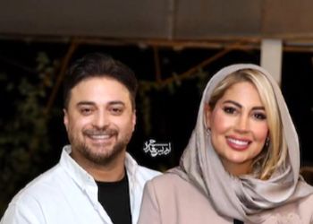  عاشقانه های بابک جهانبخش و همسردوم فوق جوانش  در شمال و لب ساحل دریا !