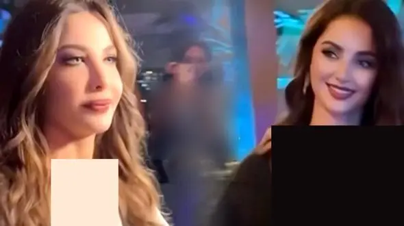 فیلم تحقیر مه لقا جابری توسط نانسی عجرم ! /  دختر ایرانی شوکه شد