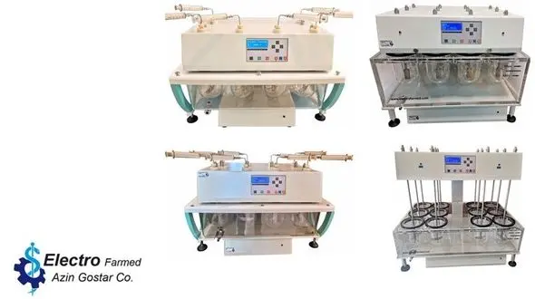 انواع دستگاه‌های تست انحلال قرص الکتروفارمد