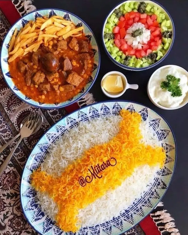 میز شام عروس تزئین