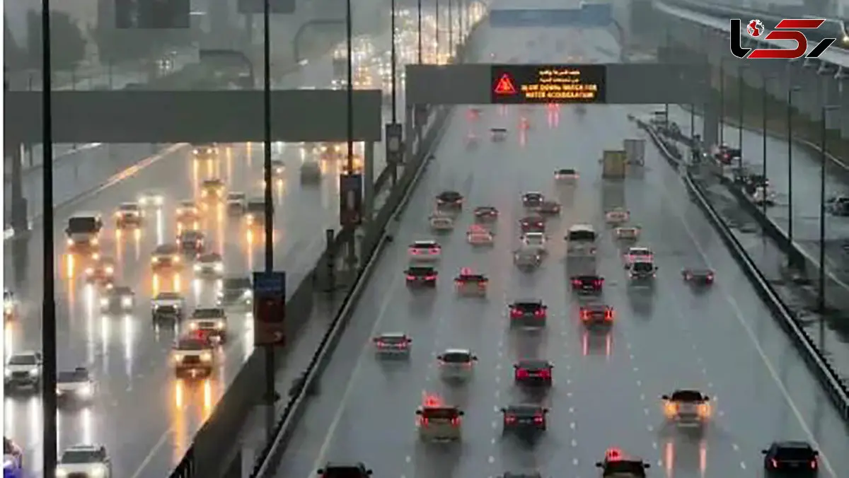 بارندگی در کشورهای حاشیه خلیج فارس؛ ساکنان «دبی» هشدار دریافت کردند