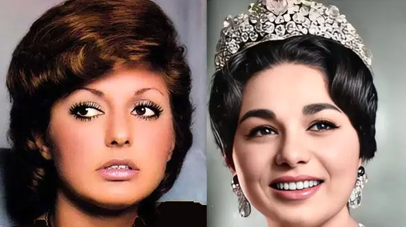 عکس گوگوش و فرح پهلوی  46 سال بعد از انقلاب ! / فرح هنوز قدبلندتر و شیک تر !