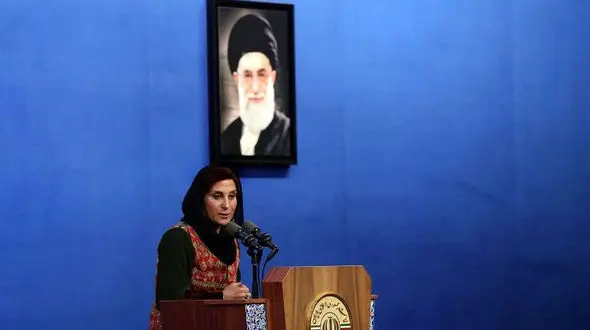 فاطمه معتمد آریا در افطاری ریاست جمهوری به روحانی چه گفت؟ 