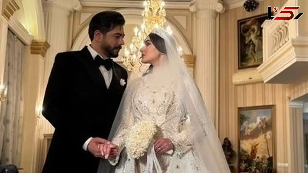 فیلم عروسی باشکوه مریم مومن و داماد خوش صدا و با آهنگ  مریم گل ناز منه 