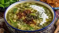 طرز تهیه آش پیازچه و تره مجلسی با کشک و نعناع داغ