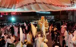  فیلم مراسم چهل چراغ عربی در آیین کفن پوشی عزاداری سالار شهیدان کاشان 