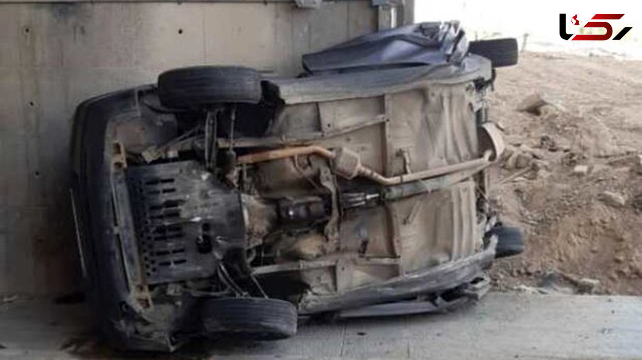 مرگ راننده پژو در برخورد خودرو با پایه پل در محور فرودگاه اصفهان