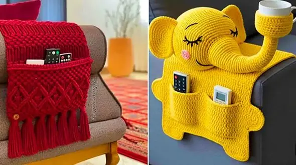 15 سبک جذاب جاکنترلی قلاب‌ بافی؛ مخصوص عاشقان دکوراسیون خلاق