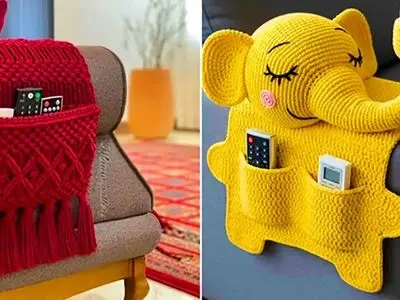 15 سبک جذاب جاکنترلی قلاب بافی؛ مخصوص عاشقان دکوراسیون خلاق