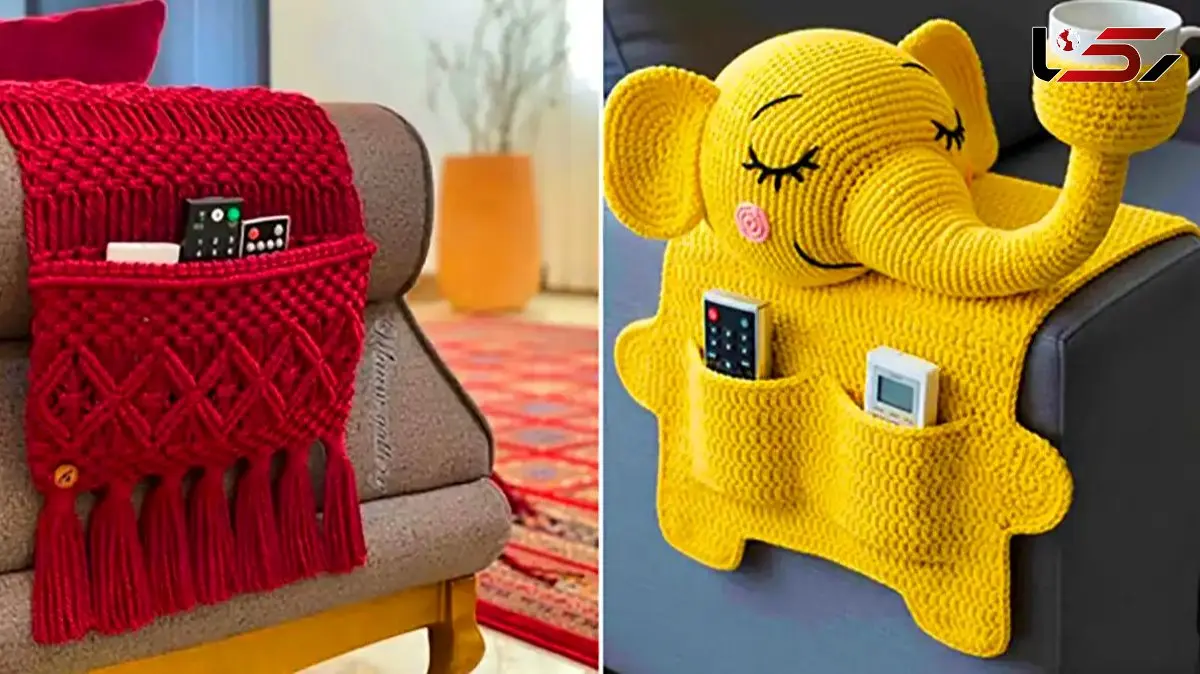 15 سبک جذاب جاکنترلی قلاب بافی؛ مخصوص عاشقان دکوراسیون خلاق