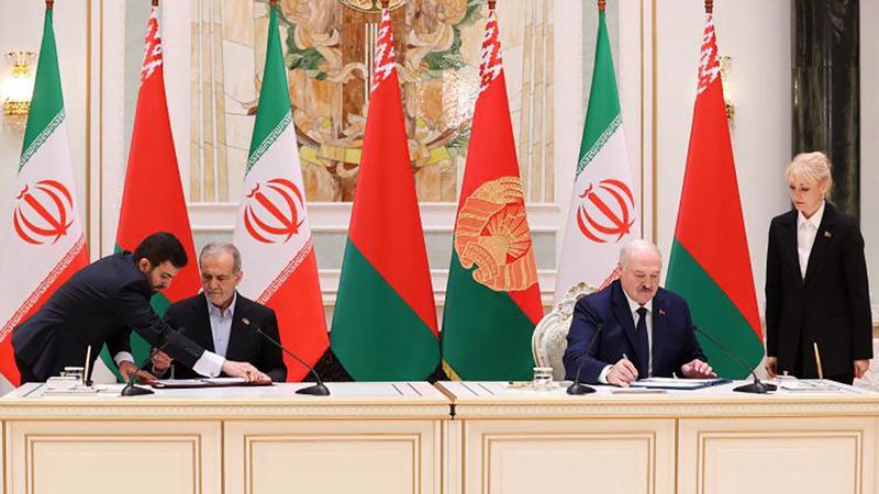 امضای 12 سند همکاری و 1 بیانیه مشترک میان ایران و بلاروس