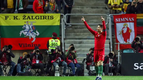 قول رونالدو برای شکستن علی دایی