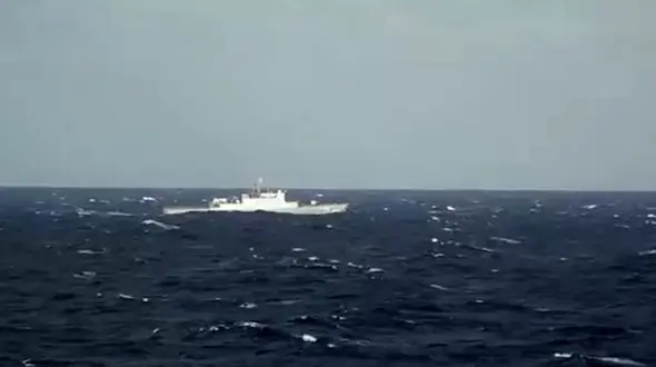 اولین فیلم از قدرت ناوشکن تمام ایرانی در اقیانوس اطلس