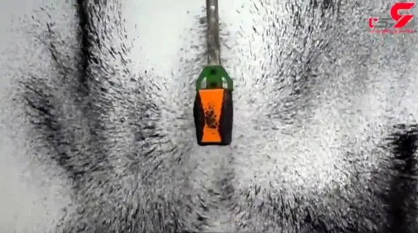 ویدیویی زیبا از عملکرد مغناطیسی آهن ربا+فیلم