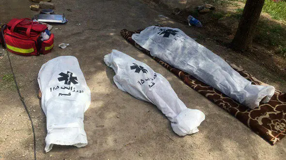 مرگ تلخ مادر قمی و دو فرزندش در استخر خانگی +عکس تلخ