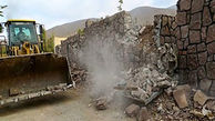 تخریب 3 بنای غیرمجاز در شهرستان قزوین