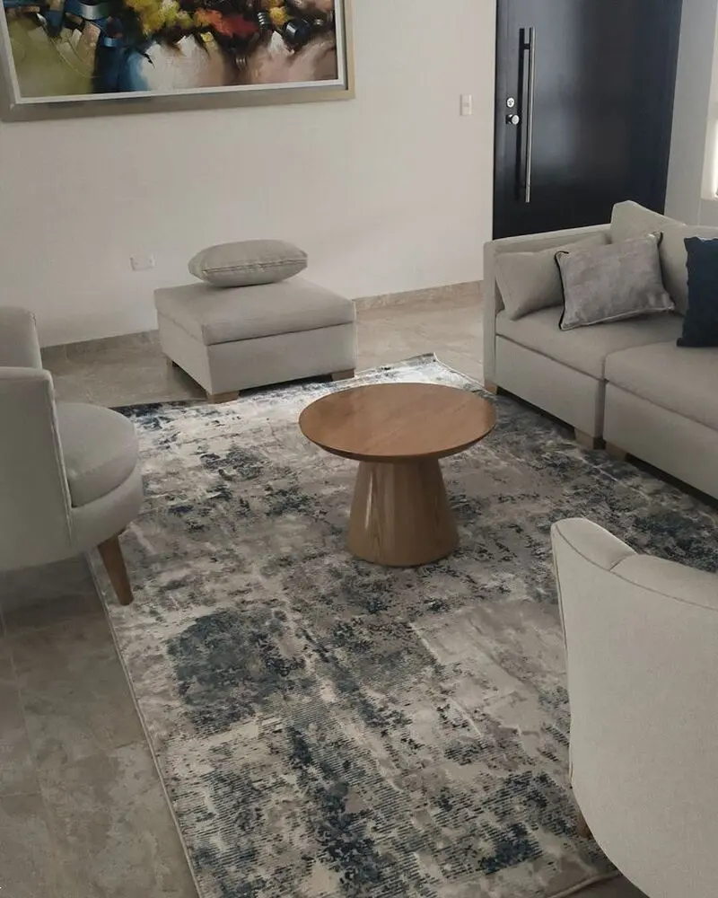 فرش طوسی کمرنگ