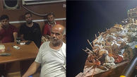 حادثه وحشتناک برای شناور ایرانی در خلیج فارس + عکس