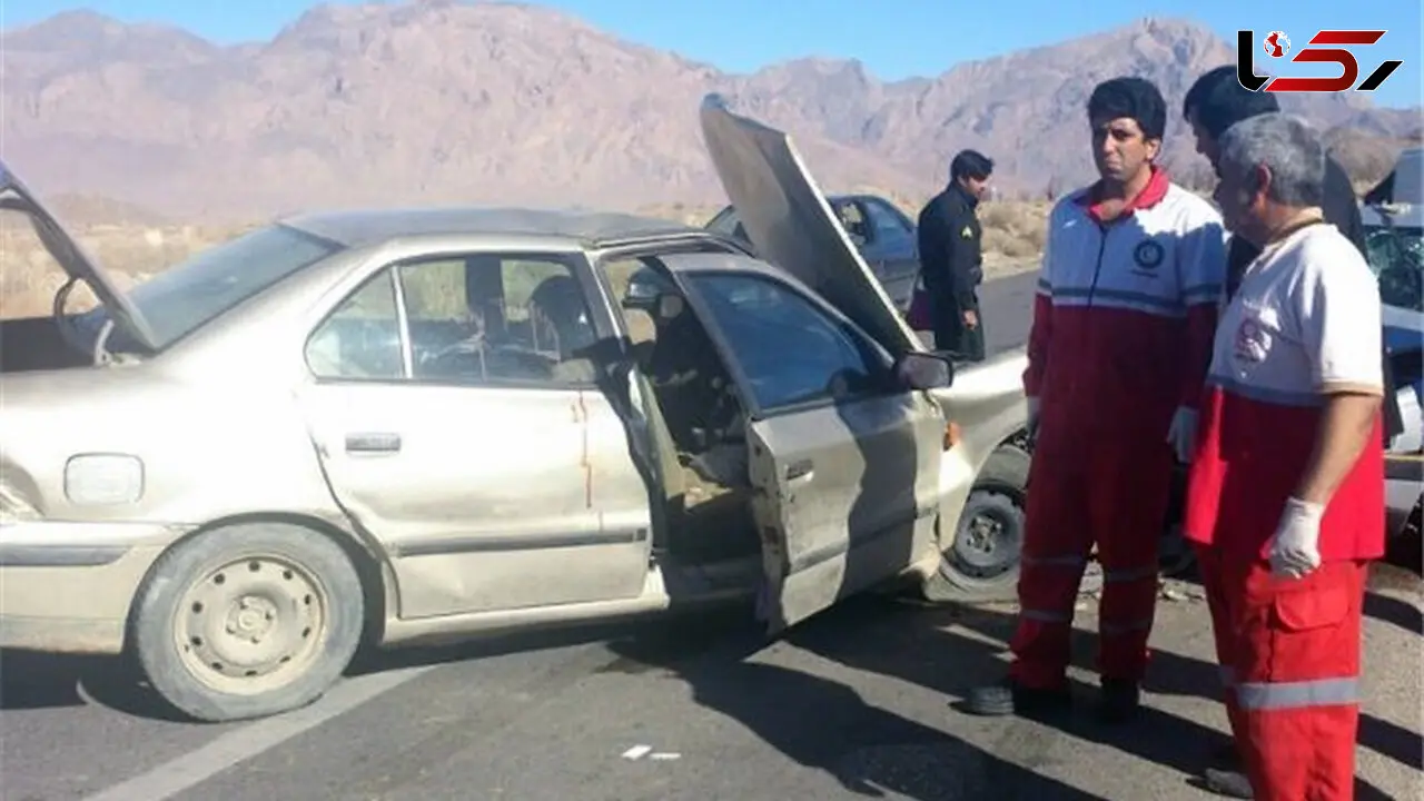 3 کشته در تصادف هولناک پژو با تانکر سوخت در یزد + جزییات