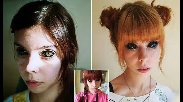 کور شدن خانم مدل بخاطر تتو زدن مردمک چشم! / محکومیت زندان برای تتوکار + عکس