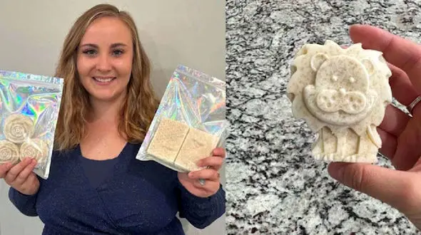 این زن از شیر خودش صابون ضد پیری می سازد ! / فروش بالاست ! + عکس 