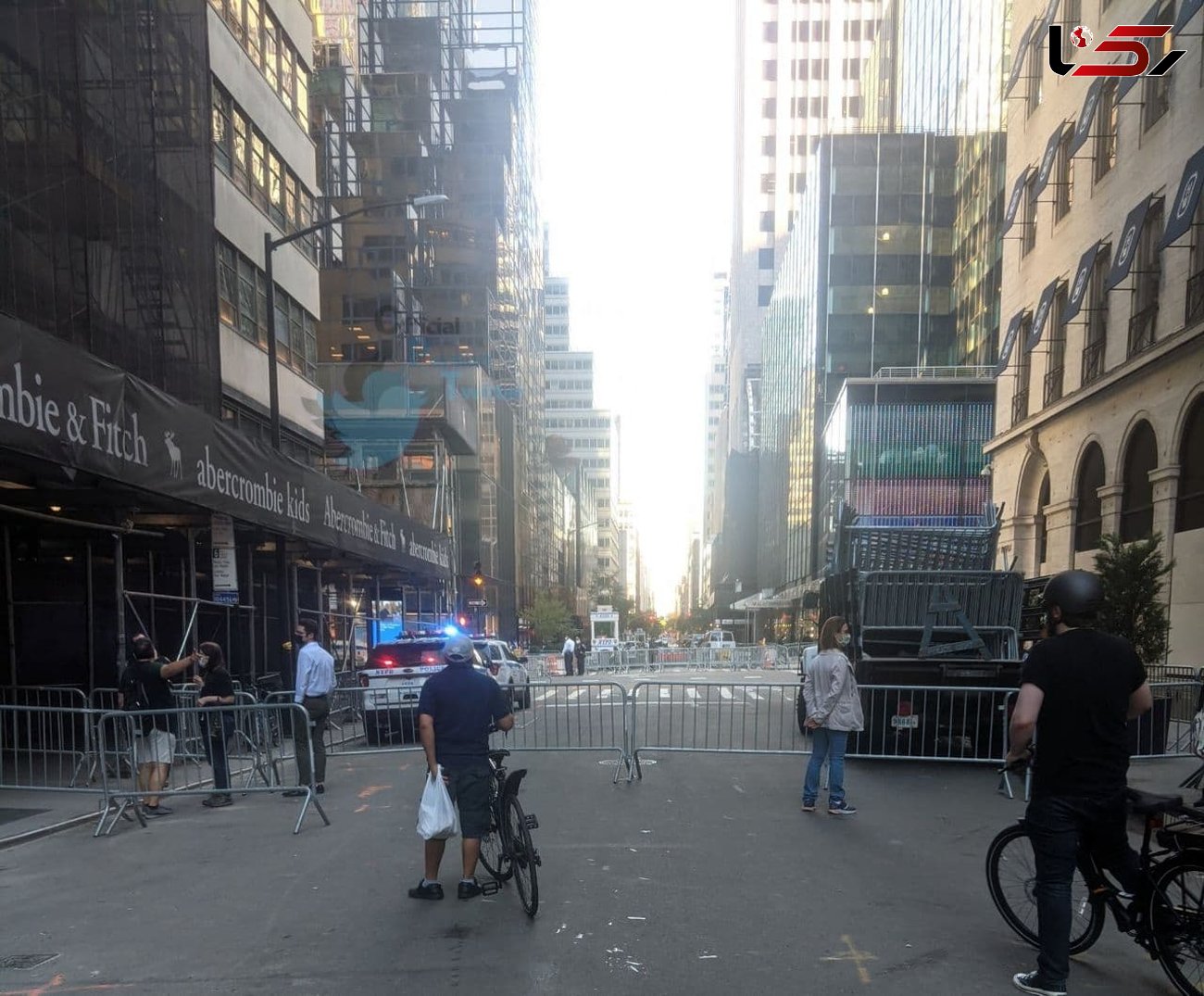 ‌خیابان‌های منتهی به برج ترامپ بسته شد + عکس