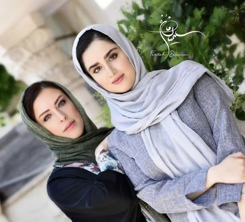 هانیه غلامی و مادرش