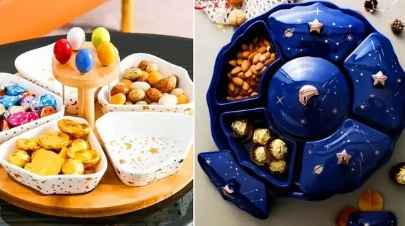 15 مدل خاص ظرف سفالی برای سرو تنقلات در دورهمی‌ ها