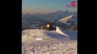 حادثه ای وحشتناک حین اسکی بازی روی برف+فیلم
