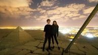 ضبط فیلم کثیف دختر و پسر توریست در بالای اهرام مصر 