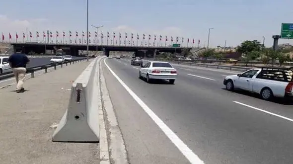 توضیح شهرداری تهران درباره نصب نیوجرسی در بزرگراه ها: می خواهیم معتادان از عرض بزرگراه عبور نکنند