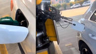 بنزین زدن با ربات در پمپ بنزین + فیلم 
