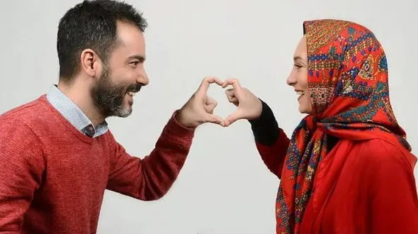 عکس زیباترین عاشقانه سحر ولدبیگی و نیما فلاح ! / خلاقیت خانم بازیگر در رونمایی از عشقش !