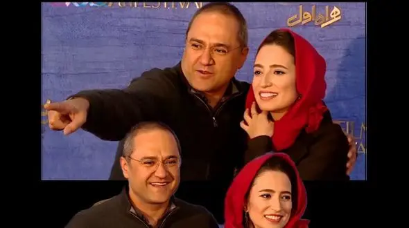 فیلم  عاشقانه و بغل تو بغل رامبد جوان و نگار جواهریان در اکران عمومی !