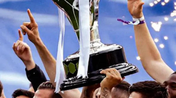 شادی بازیکنان رئال مادرید پس از قهرمانی