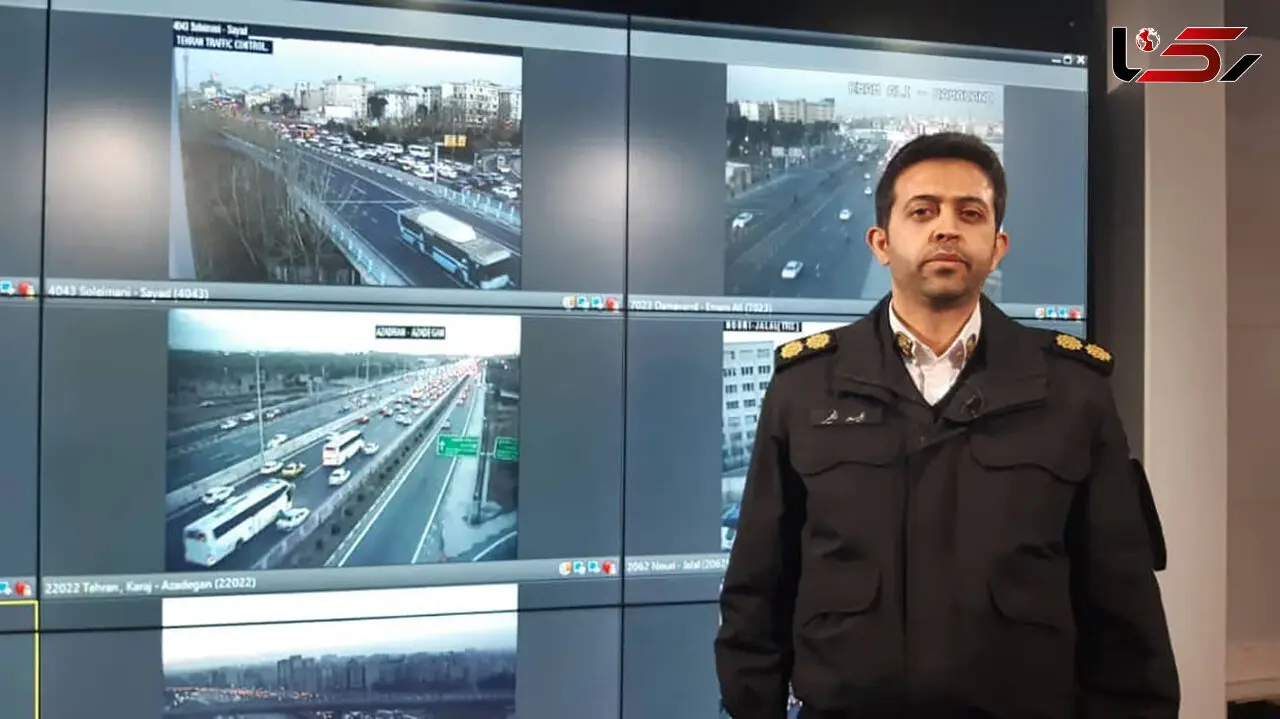 وضعیت ترافیکی معابر بزرگراهی و اصلی تهران / امروزچهارشنبه یکم بهمن ماه 1399 