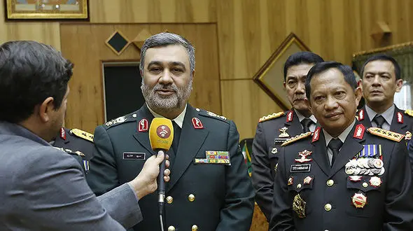 تاکید روسای پلیس جمهوری اسلامی ایران و اندونزی بر تعامل و انتقال تجربیات پلیسی 