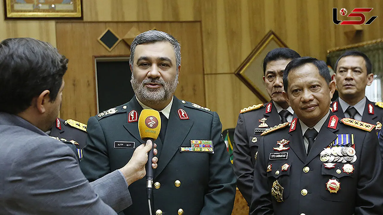 تاکید روسای پلیس جمهوری اسلامی ایران و اندونزی بر تعامل و انتقال تجربیات پلیسی 
