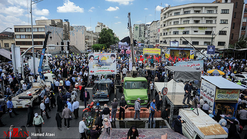 راهپیمایی و  نماز جمعه روز قدس