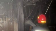 آتش سوزی مهیب در  امامزاده حسن / شب گذشته رخ داد