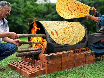 سفر به روستاهای آذربایجان: تجربه جوجه کباب و نان محلی + فیلم