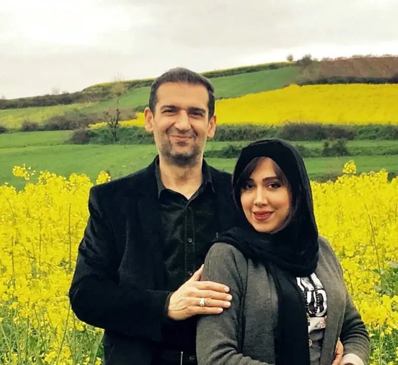 عاطفه باقری و پدرش