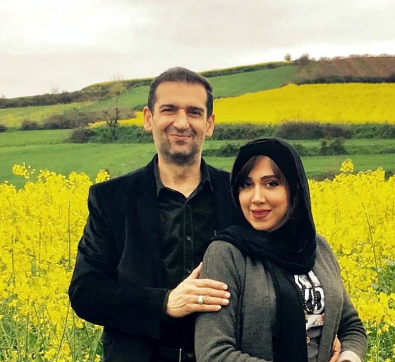 عاطفه باقری و پدرش