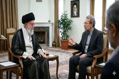 لاریجانی گفت که فعلا به کسی نگو ! / روایت رئیس صدا و سیما از چگونگی اعلام خبر شهادت رهبر انقلاب + فیلم